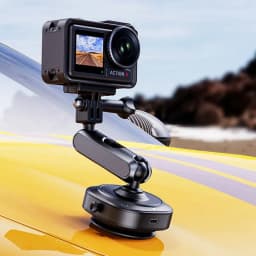 Magnetic Vacuum Suction Car Phone Holder 360° Rotating Electric Vacuum Cup Mount Universal for Car IPhone Navigation DJI Gopro