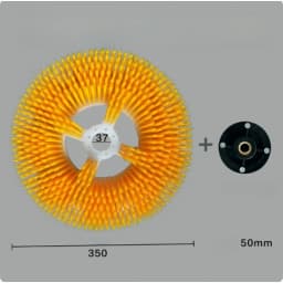 Photovoltaic Panel Cleaning Brush Diameter 350MM Bristles 55mm Length Solar Panel Billboard Power Electric Disc Nylon Glass Wall