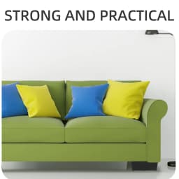 4Pc Plastic Furniture Legs Riser for Heavy Duty Bed Sofa Couch Chair Legs Elevators W/ Straight Support Leg Couch Feet Bed Riser