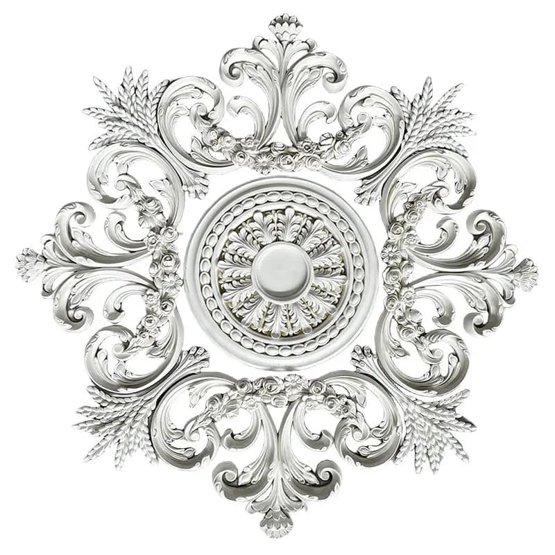 PU French parquet combination light panel non-gypsum ceiling decorative material hollow engraved lamp holder PU light luxury cre