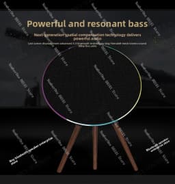 D23 New High-Power UFO Bluetooth Speaker, All-in-One Wireless Outdoor Home Speaker Strong Bass Hifi Audio