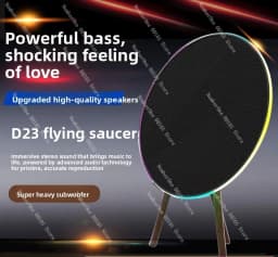 D23 New High-Power UFO Bluetooth Speaker, All-in-One Wireless Outdoor Home Speaker Strong Bass Hifi Audio