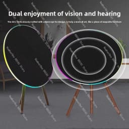 D23 New High-Power UFO Bluetooth Speaker, All-in-One Wireless Outdoor Home Speaker Strong Bass Hifi Audio
