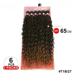 Water Wave Curly Synthetic Hair Bundles Bio-protein Organic Fiber Hair Extension Pack