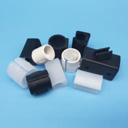 Transparent/Black/White U Shaped Non-slip Chair Leg Pad PP Plastic Non-slip Furniture Feet Floor Protectors Anti-front Tilt