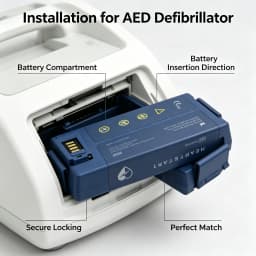 New HS1 FRX Defibrillator M5066A M5067A M5068A M5070A Battery