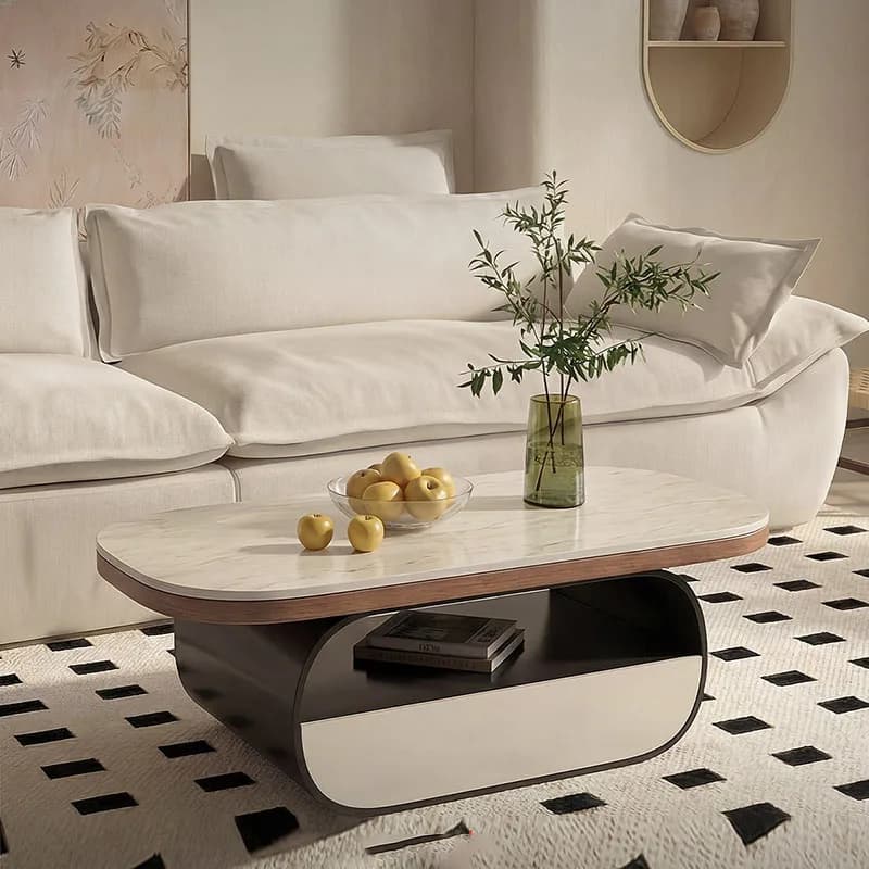 Storage Writing Side Table Luxury Modern Living Room Designer Organizer Drawers Coffee Table Moving Couchtisch Home Furniture