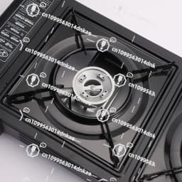 Cassette Stove Double Head Gas Stove, Both Eyes Stainless Steel Outdoor Portable Gas Stove Camping Cooker Spot Wholesale