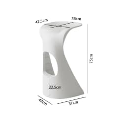 Modern outdoor bar chairs, courtyard villas, outdoor outdoor bar chairs, restaurants, internet famous bar stools, high chairs