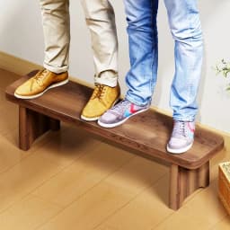 Extra Wide Solid Wood Shoe Bench, Long Stool for Home, Sturdy Ottoman, Entryway Seat with Mortise Joint, Heavy Load Capacity