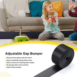 Durable 3/6/10M Sofa Blocker Dustproof Adhesive Strap Under Couch Blocker Adjustable Nylon Sofa Edge Baffle