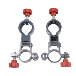 Aluminum Clip On Mount For Umbrella 2 Pcs For Garden Chair Parasol Support On Outdoor Patio Balcony Deck Applications