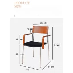 Classic Backrest Dining Chair Foldable Lazy Leisure Style Chair Home Living Room Bedroom Furniture