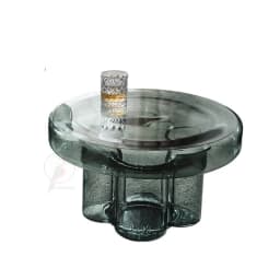LMM tall and short combination round petals light luxury tempered glass sofa edge few