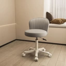 AOLIVIYA Makeup Chair Girl's Bedroom Liftable Dressing Table Backrest Nail Art Swivel Chair Household Beauty Stool Barber Chair