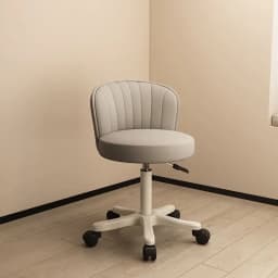 AOLIVIYA Makeup Chair Girl's Bedroom Liftable Dressing Table Backrest Nail Art Swivel Chair Household Beauty Stool Barber Chair