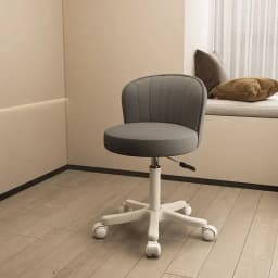AOLIVIYA Makeup Chair Girl's Bedroom Liftable Dressing Table Backrest Nail Art Swivel Chair Household Beauty Stool Barber Chair