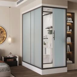 Integral shower room Integrated toilet Dry and wet separation bathroom Household indoor bath room Independent shower toilet room