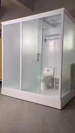 Integral shower room Integrated toilet Dry and wet separation bathroom Household indoor bath room Independent shower toilet room