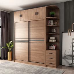 Luxury Material Wardrobe Closet Customized Tall Shelves Open Wardrobes Display Space Saving Muebles Para Hogar Furniture Home