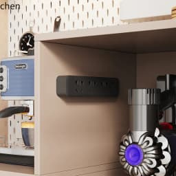 TQH6.23 Solid Wood Side Cabinet High Cabinet Storage Cabinet Sweeping Robot Storage Vacuum Cleaner Storage