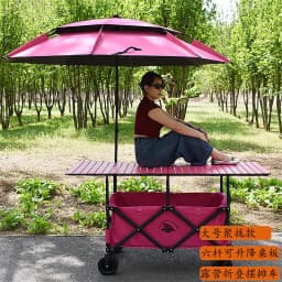 New enlarged with thickened shed step can lift table board stall car, foldable outdoor, gathering type camper night market