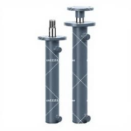 5T Hydraulic Cylinder with Upper Flange Two-Way Telescopic for Industrial Lifting Pressing