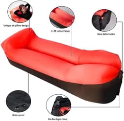 Erwachsene Luftsofa Kinder Fast Infaltable Air Sofa Bed Good Quality Sleeping Bag Inflatable Air Bag Lazy bag Beach Sofa 240*70
