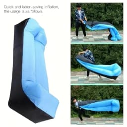 Erwachsene Luftsofa Kinder Fast Infaltable Air Sofa Bed Good Quality Sleeping Bag Inflatable Air Bag Lazy bag Beach Sofa 240*70
