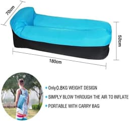 Erwachsene Luftsofa Kinder Fast Infaltable Air Sofa Bed Good Quality Sleeping Bag Inflatable Air Bag Lazy bag Beach Sofa 240*70