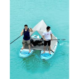 Paddle Board Splicing Frame Two In One Combination Catamaran Connector Kit For Water Sports Stand Up Paddling Outdoor Adventure
