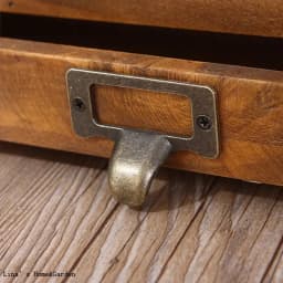 Cute Beautiful Handmade Tabletop Standing Vintage Wood Mini Cabinet with Doors Drawers