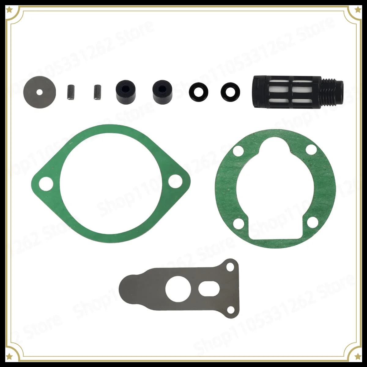 30MPa 4500psi Single Cylinder Water Cooled High Pressure Air Pump, Repair Kit O Ring for PCP Compressor