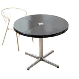 Multifunctional Household Folding Coffee Table Small Living Room round Plastic Dining Table for Restaurant Space-Saving Furnitur