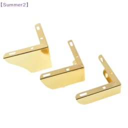 【Xia2】4Pcs L Shaped Anti Slip Replacement Feet 2 In 1 Metal Furniture Legs For Sofa Cabinet Coffee Table TV Stand Bed Cupboard