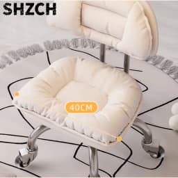 Silent Caster Rolling Low Stool Multi-functional Shoe Changing Stool Comfortable Backrest Sliding Seat Living Room Lazy Stools