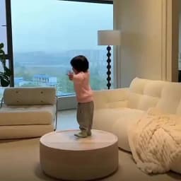 Modern Artistic Travertine Table Living Room Household Furniture Designer Selection Round Marble Tea Table Optional Side Table