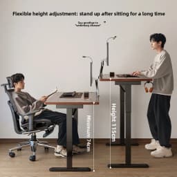 Electric Height-Adjustable Standing Desk Computer Desk for Gaming and Office Use Home Study Desk E-sports Table Workbench Tables