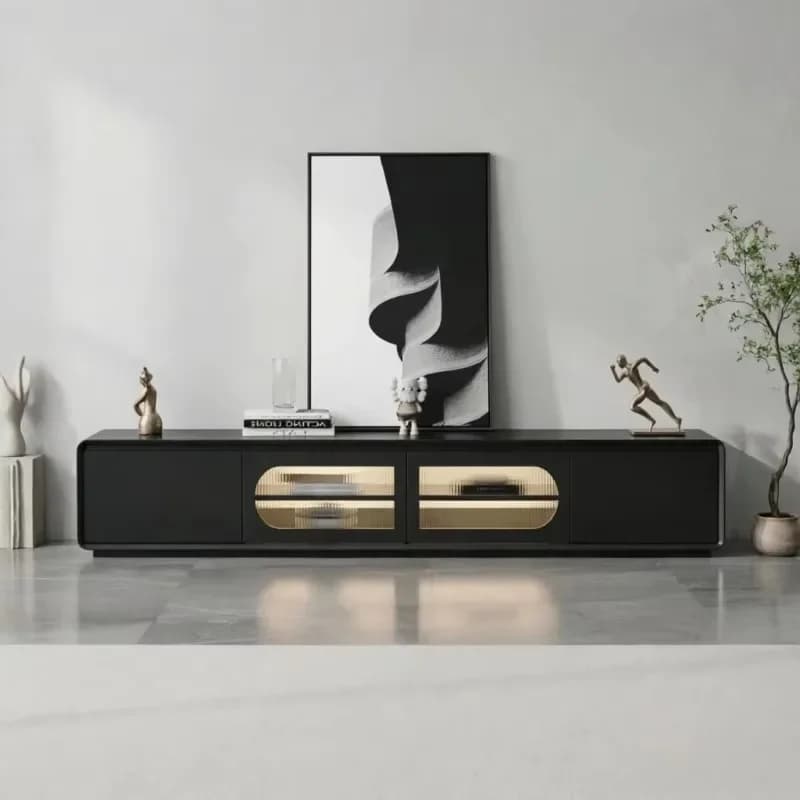 Nordic Bedroom Tv Cabinet Modren Decoration Glass Organizers Storage Tv Cabinet Living Room Bauhaus Meuble Tele Home Furniture