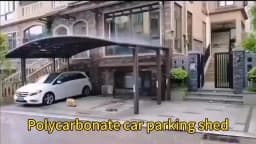 Custom Modern Aluminum Carport, Motorized Louver Roof Pergola with Solar Power System for Outdoor Car Parking Shelter Yard