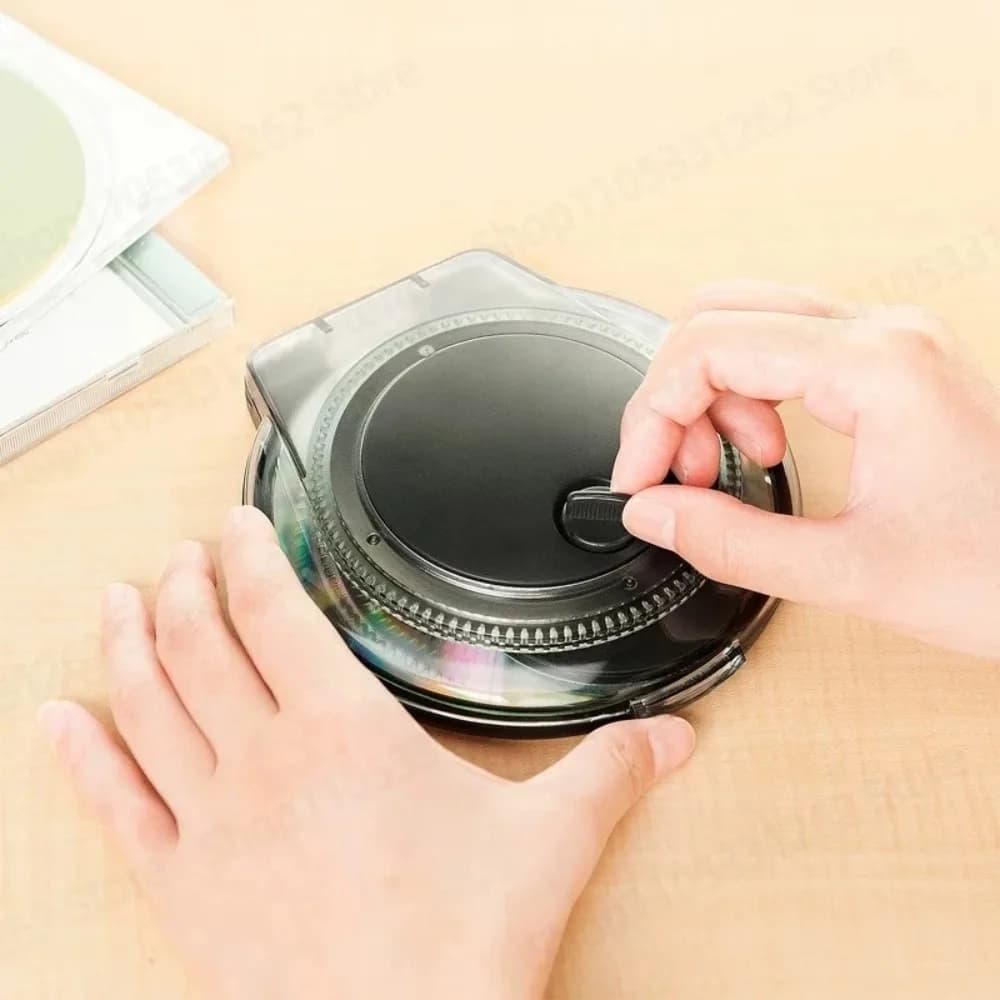 CD DVD Disc Repair Machine, Scratch Removal Polisher for Scratched Discs, Optical Disc Data Recovery Tool for CD DVD