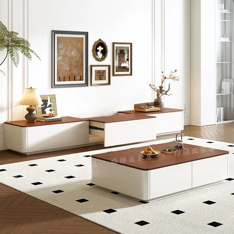 Modern Luxury Tv Stands Living Room Wood Universal Designer Organizer Storage Tv Table Drawers Muebles Para Tv Trendy Furniture