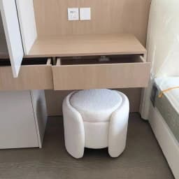 Makeup Vanity Stool With Storage Dressing Stool Household Shoe Changing Stool Ottoman Seat Footrest For Home Living Room Bedroom