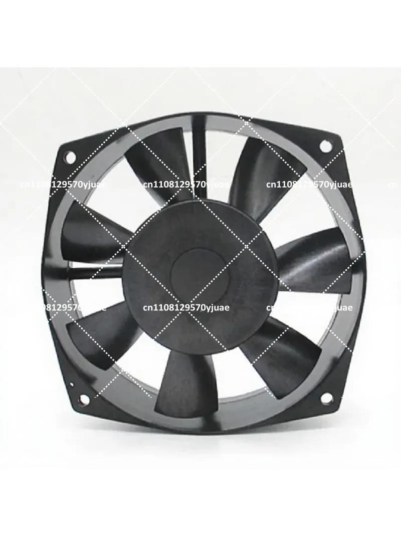 150FZY9-D Axial Flow Fan 380V Welding Machine Fan Single Tube Inverter Special Black