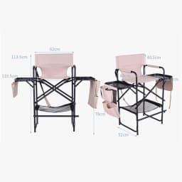 Foldable Director Chair Outdoors Makeup Chairs Multifunctional Portable Barber Chair Simple Comfortable Film Crew Shot Chairs