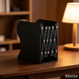Cross border iron bookshelf with books placed on the table for student storage, and a foldable book stand with a bookshelf for h