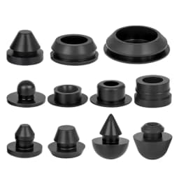 2-50pcs 3mm-60mm Silicone Plug Rubber Stopper T-plug Soft Match High Elasticity Cover Seismic Eyelet Muffling Thermostability
