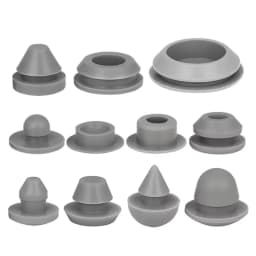2-50pcs 3mm-60mm Silicone Plug Rubber Stopper T-plug Soft Match High Elasticity Cover Seismic Eyelet Muffling Thermostability