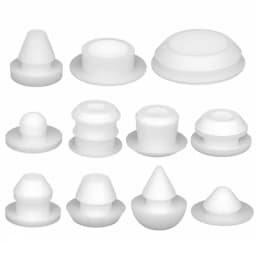 2-50pcs 3mm-60mm Silicone Plug Rubber Stopper T-plug Soft Match High Elasticity Cover Seismic Eyelet Muffling Thermostability