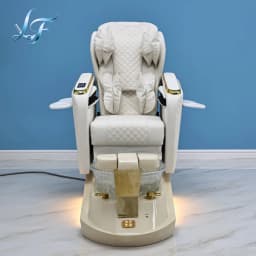 Pedicure Chair Adjustable Angle Massage Ambient Light Foot Spa Salon Beauty Equipment